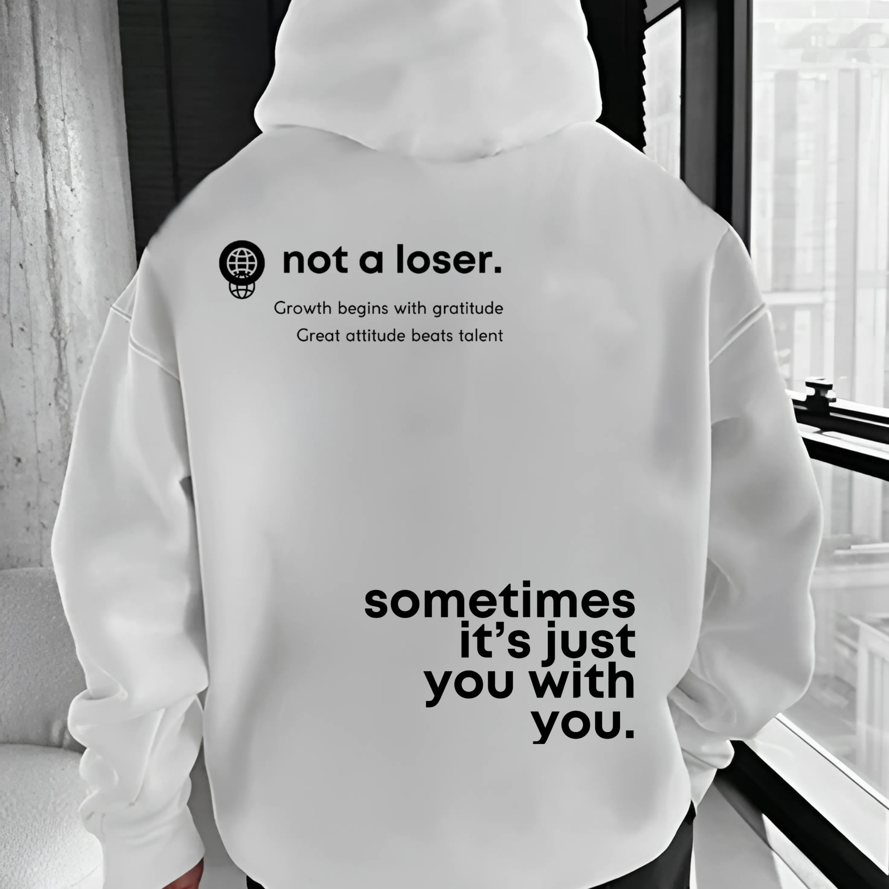 Not a Loser Unisex Zip Hoodie