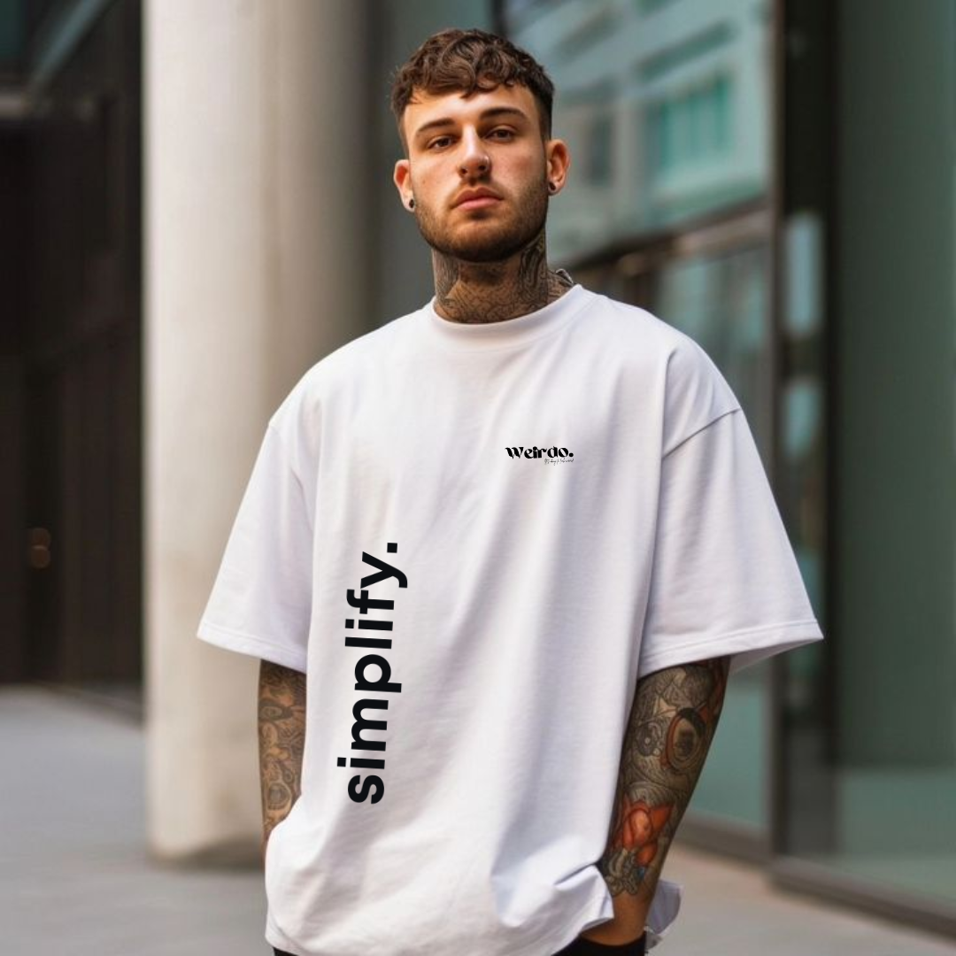Simplify Weirdo Oversized Tee - Relaxed