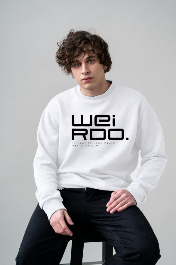 Weirdo's Official Unisex White Sweatshirt